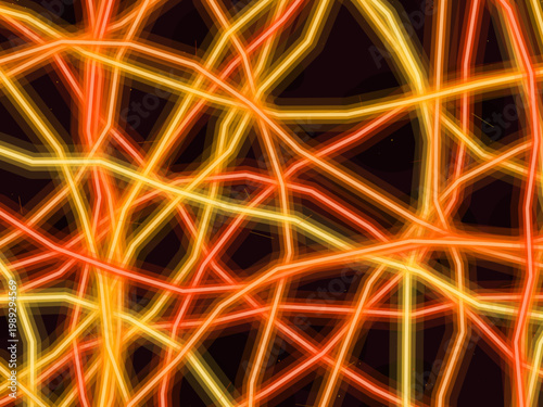 Magma Lava Crack Pattern Hot Glowing Design