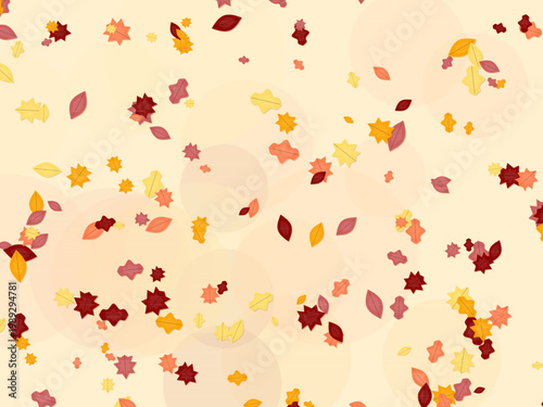 Seasonal Autumn Fall Leaves Pattern Design