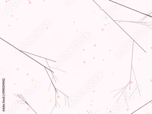 Cherry Blossom Sakura Flower Pattern Spring Background