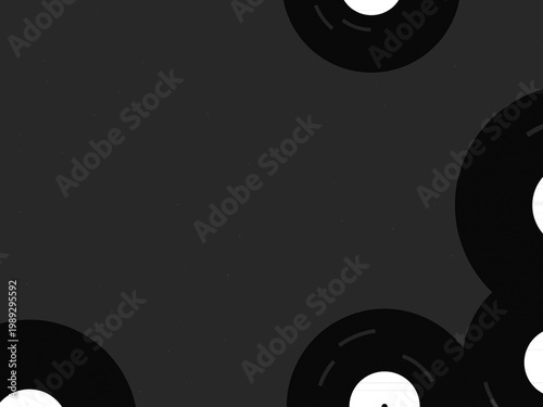Vinyl LP Record Groove Pattern Music Background