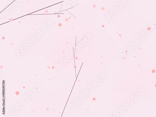 Cherry Blossom Sakura Flower Pattern Spring Background