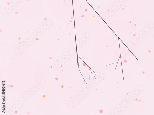 Cherry Blossom Sakura Flower Pattern Spring Background