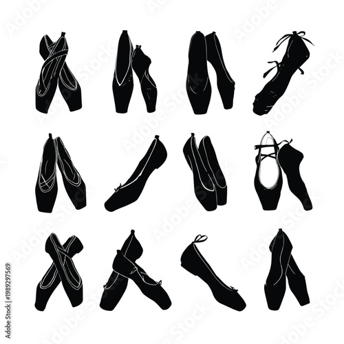 black high heels shoes