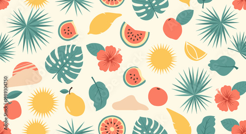 A vibrant and cheerful illustration evokes feelings of warmth, abundance, and positivity, ideal for marketing materials and lifestyle branding.