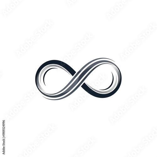 Infinity Symbol Design Element Illustration.