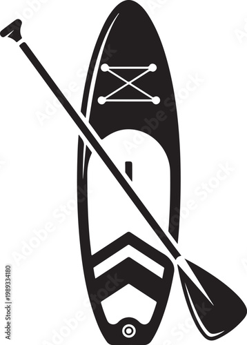 Stand up paddling board and paddle