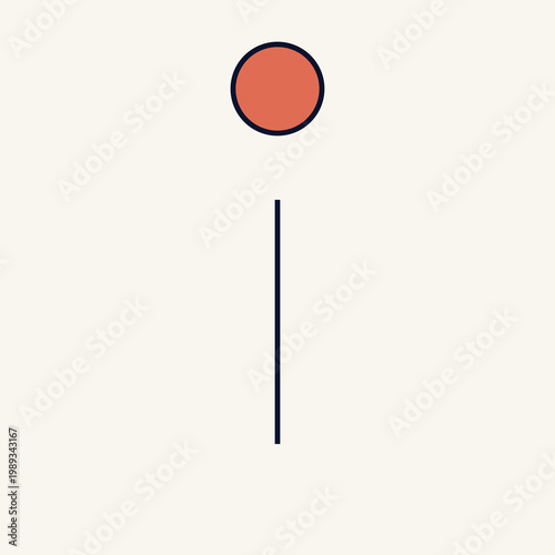 Abstract minimalist illustration representing a sacred geometry sun and scarab beetle on a plain background.