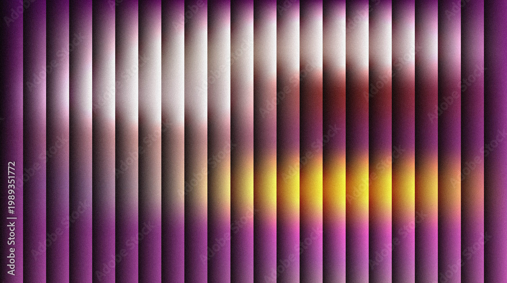 Obraz premium Vibrant purple and yellow gradient effect on vertical lines