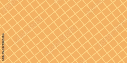 Seamless background pattern texture wafer waffle. Ice cream cone vector texture.Eps10