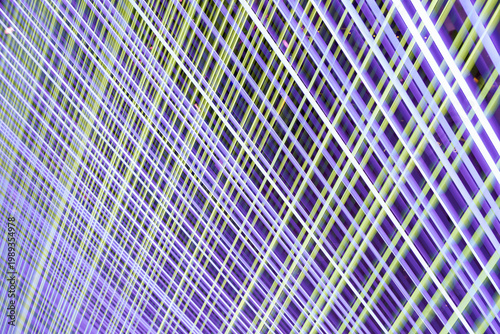 an abstract geometric pattern or digital artwork featuring a symmetrical, crisscrossing grid of lines