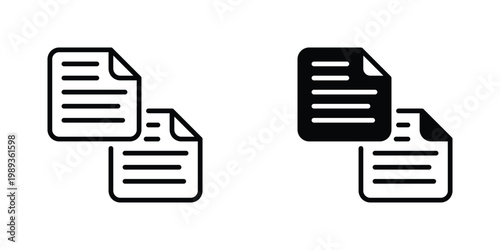 Replication Vector Line Icon for science and technology