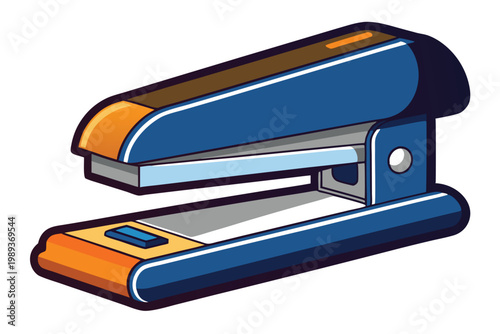 stapler vector on white background