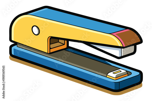 stapler vector on white background