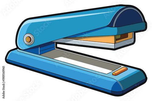 stapler vector on white background