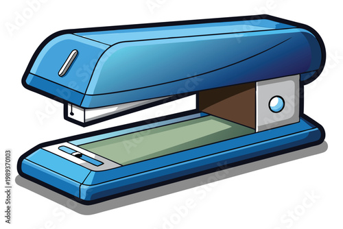 stapler vector on white background