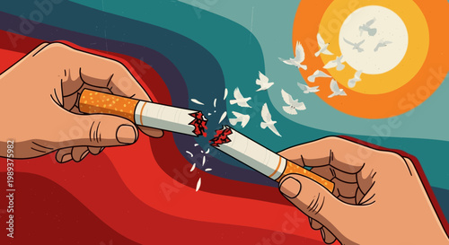 Breaking Free From Smoking A Symbol of Health, Freedom, and New Beginnings