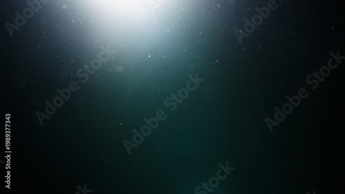 dust particles floating mid air over dark background with some lens flare