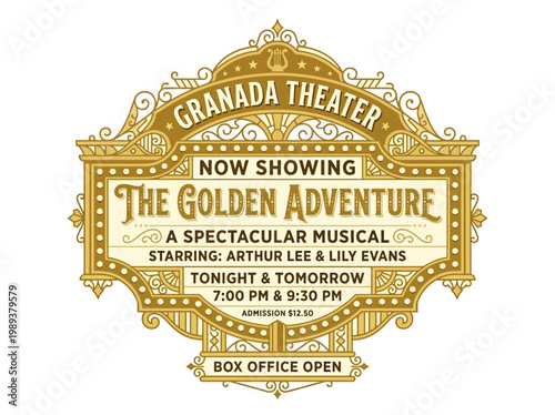 The Golden Adventure A Spectacular Musical Starring Arthur Lee & Lily Evans at the Granada Theater Tonight & Tomorrow