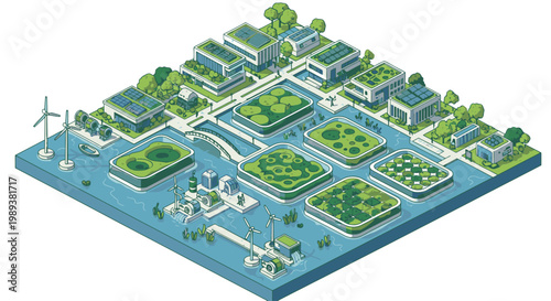 Sustainable urban planning eco friendly city 1.