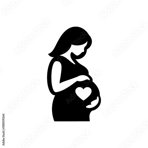 Maternal Pregnancy Expectation Love Icon