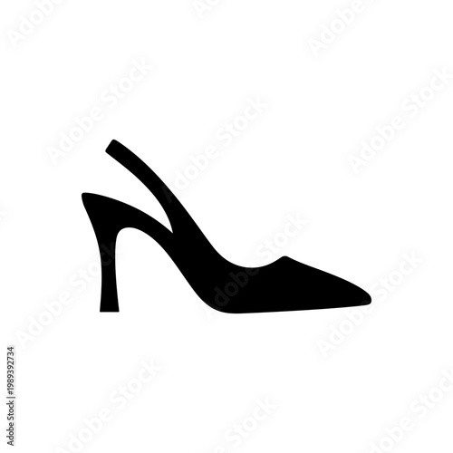 Elegant Slingback Stiletto Pump Icon
