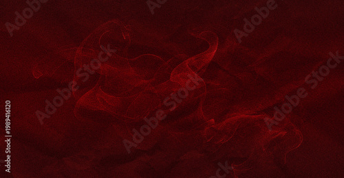 Dark Red Abstract Gradient Shape Background with Distressed Grain and Glowing Texture Overlay