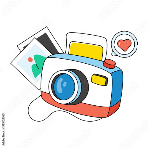 Premium download icon of camera 
