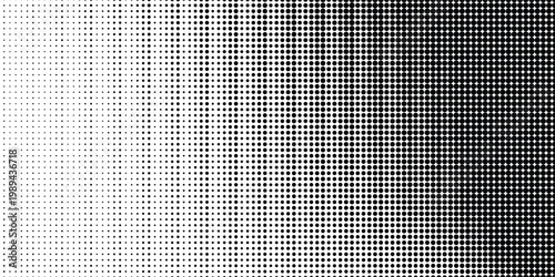 Grunge halftone gradient background. Faded grit noise texture. White and black sand wallpaper. Retro pixelated backdrop. Anime or manga style comic overlay.