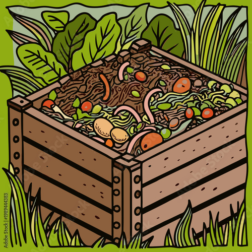 treasure chest vector illustration