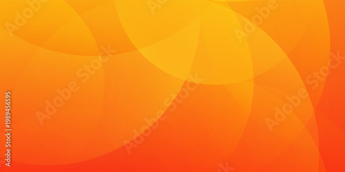 Minimal geometric background. Orange elements with fluid gradient. Dynamic shapes composition. Eps10 vector