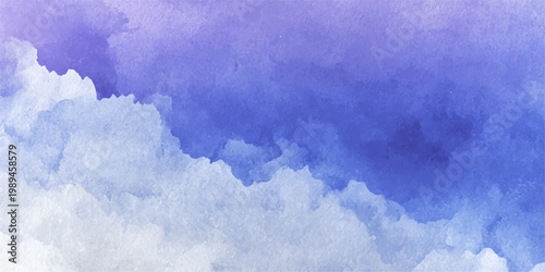 A beautiful summer day featuring fluffy white cumulus clouds across a clear blue sky atmosphere for a natural heaven-like cloudscape