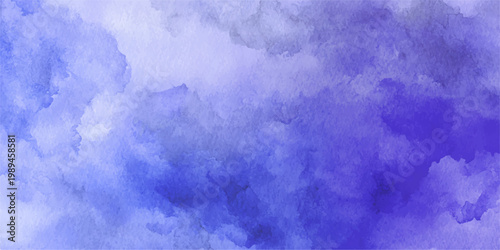 An abstract blue watercolor background featuring a soft cloudscape texture that blends nature and design into a light, airy summer sky wallpaper