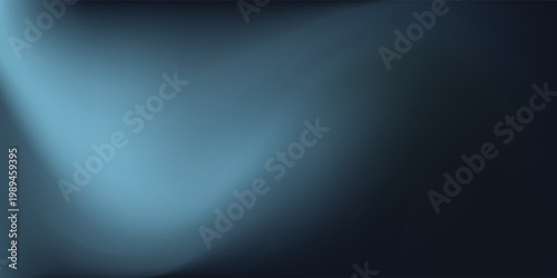 Dark blue gradient color background. Abstract dark blue background. Banner for advertise product on website. Space for text. Vector illustration.