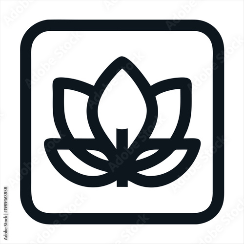 biohazard sign isolated on white