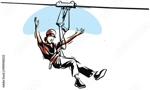  ziplining outdoors activity in adventure travel