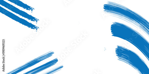 Grainy blue spiral brush stroke with spray texture. Hand drawn distress abstract. vector ilustration art