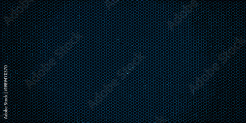 Dark blue geometric pattern resembling a woven mesh or netting texture