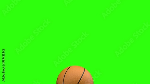 Basketball ball in motion - loop