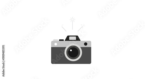 Camera with a large lens.