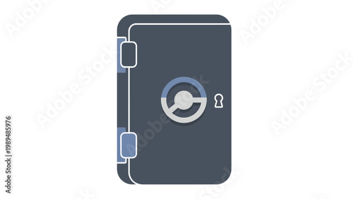 Digital Safe with Lock and Cable.