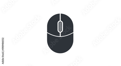 Black computer mouse device only.