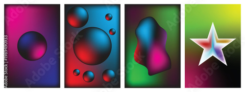 Abstract Neon Gradient Background with 3D Sphere.
Colorful Gradient Shapes with Soft Glow Effect.
Modern Abstract 3D Spheres and Gradient Background.
Vibrant Neon Blob and Geometric Shapes Background.