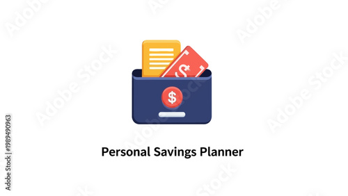 Personal Savings Planner Budget Organizer.