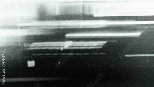 Tableau sur toile retro dusty film grain light leaks scratched film scan for textures and overlays design with scratches; abstract image of an art texture background