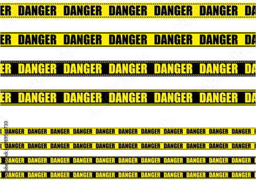 立入禁止標識テープの素材集