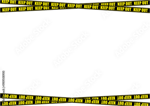 立入禁止標識テープの背景素材