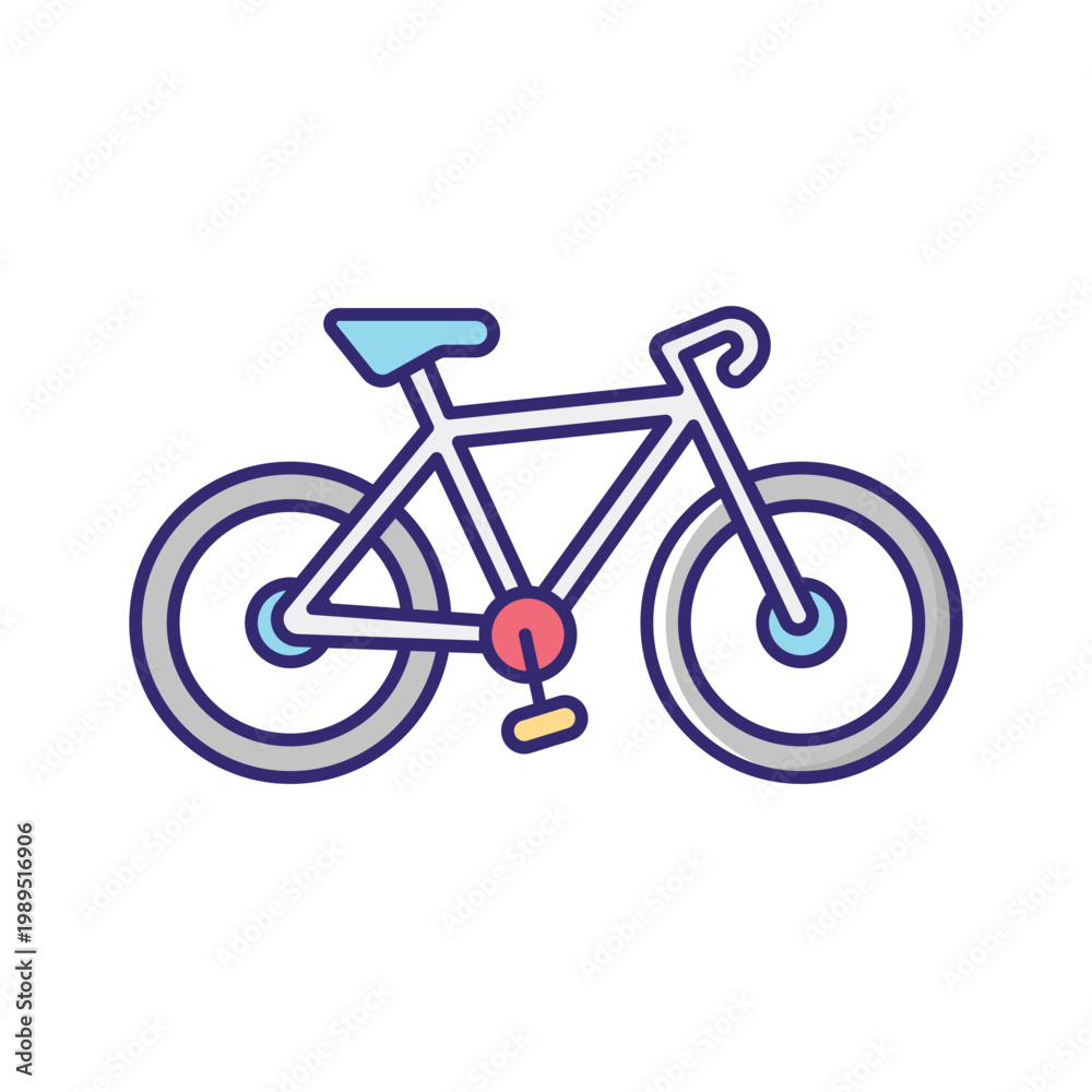 Fototapeta premium Bicycle Rental Vector icon which can easily modify or edit