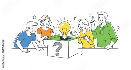 A character design concept where individuals are represented with slightly exaggerated proportions and expressive gestures to enhance visual appeal, represented by a