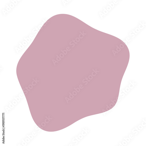 Soft Organic Blob Shapes in Pastel Colors