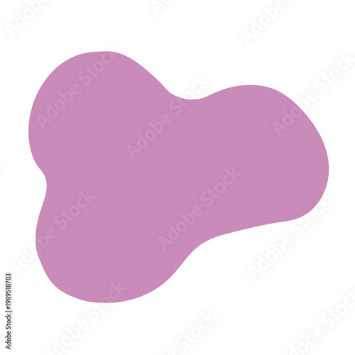 Soft Organic Blob Shapes in Pastel Colors